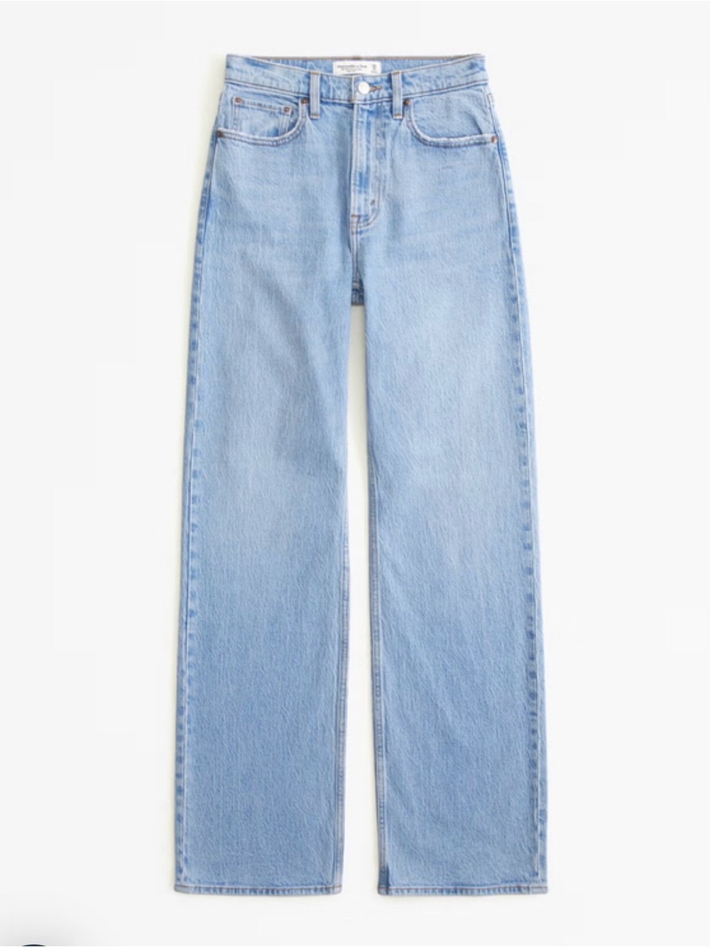 Abercrombie & Fitch 90s Relaxed Jean High Rise Light Blue 24 Regular